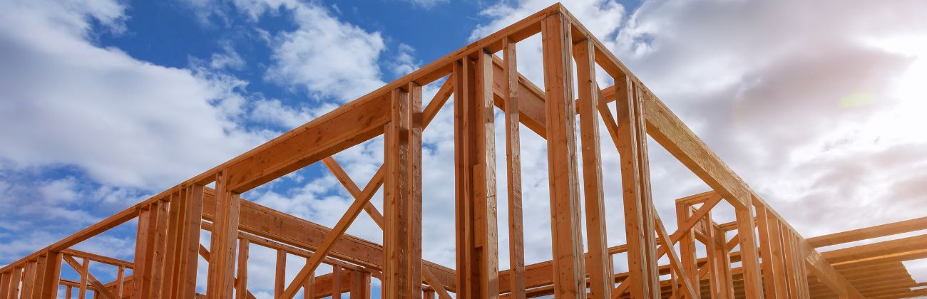 Une construction en bois