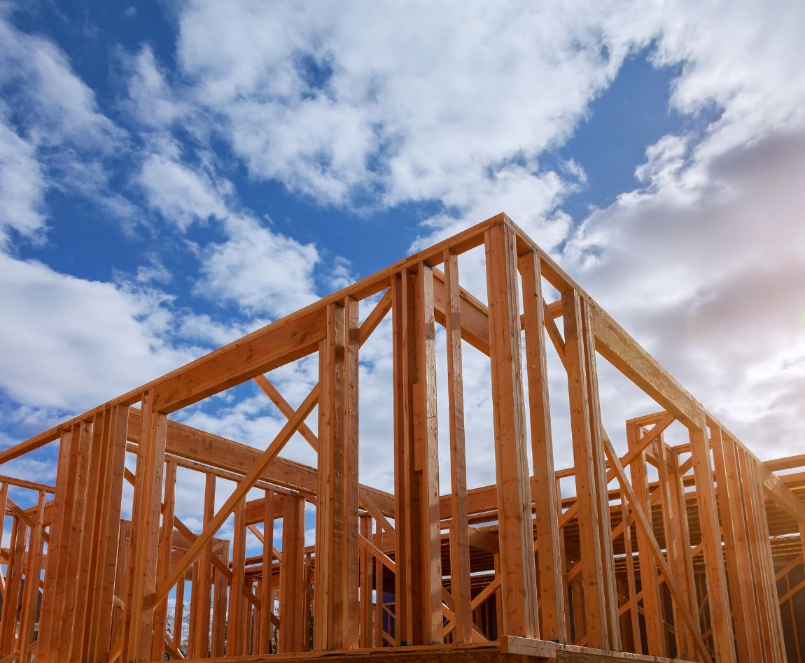 Une construction en bois