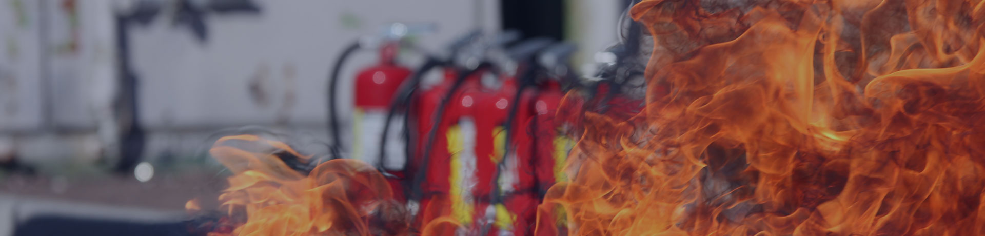 Formation de la sécurité incendie avec extincteur