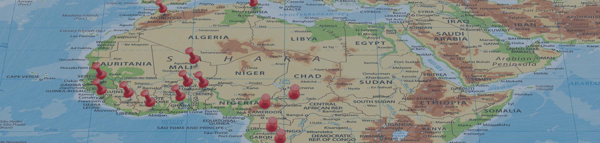 map of Africa