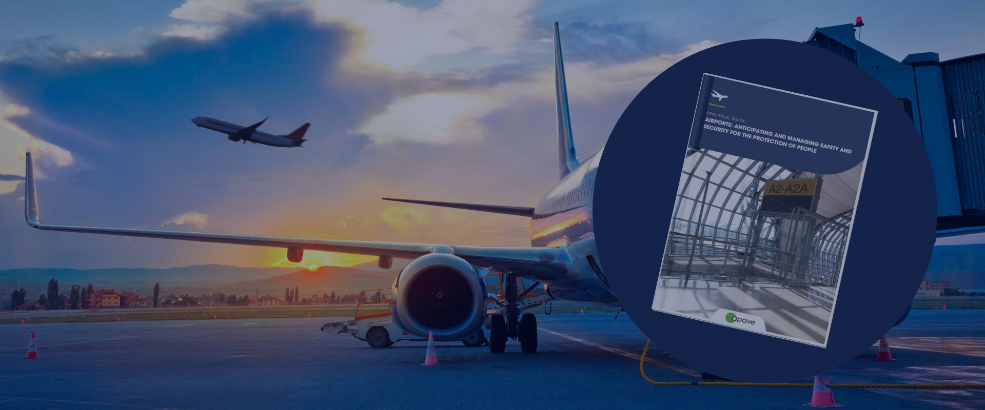 Le tarmac d'un aéroport