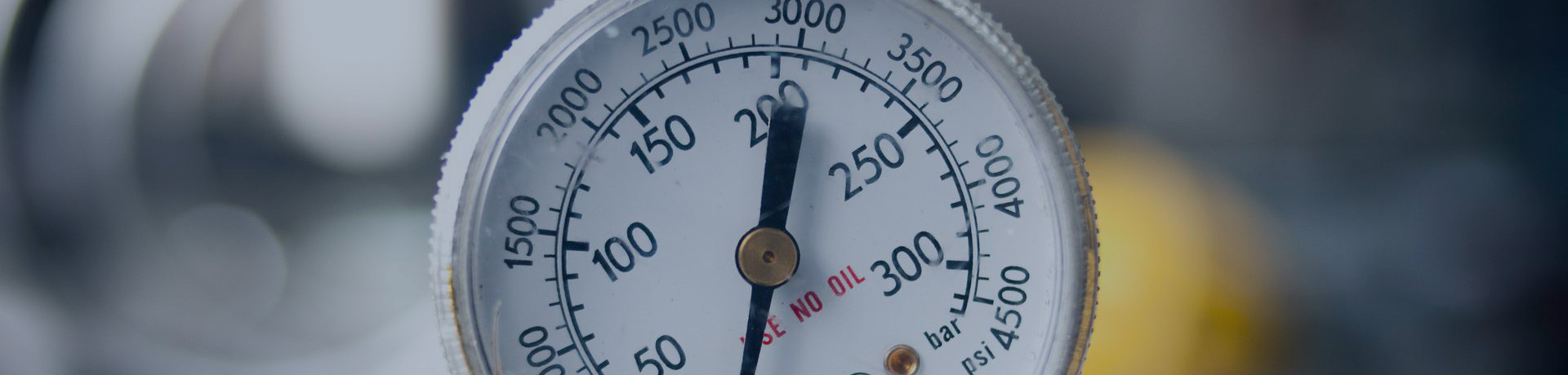 manómetro para equipamentos sob pressão