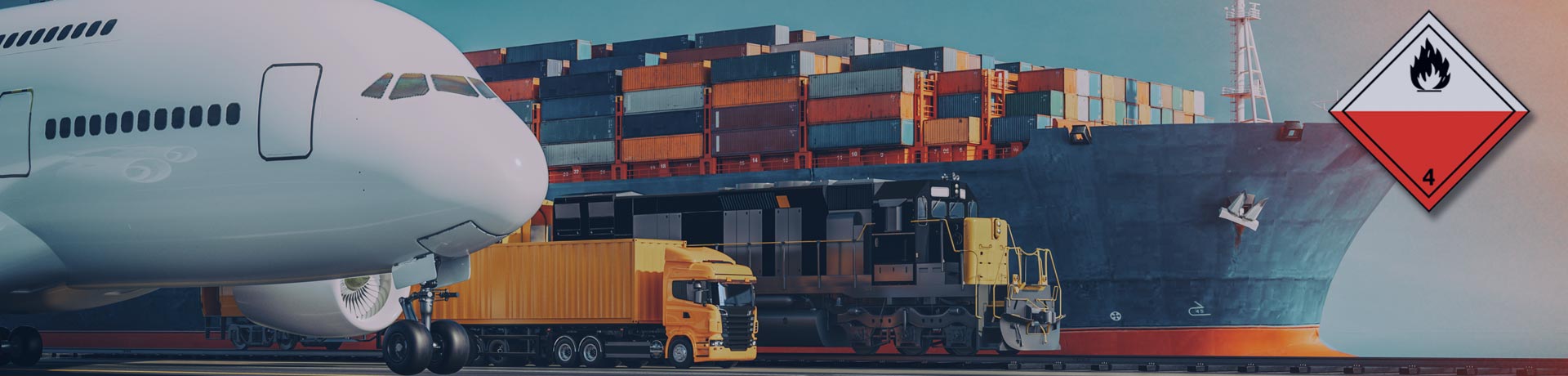 todos os meios de transporte de mercadorias perigosas