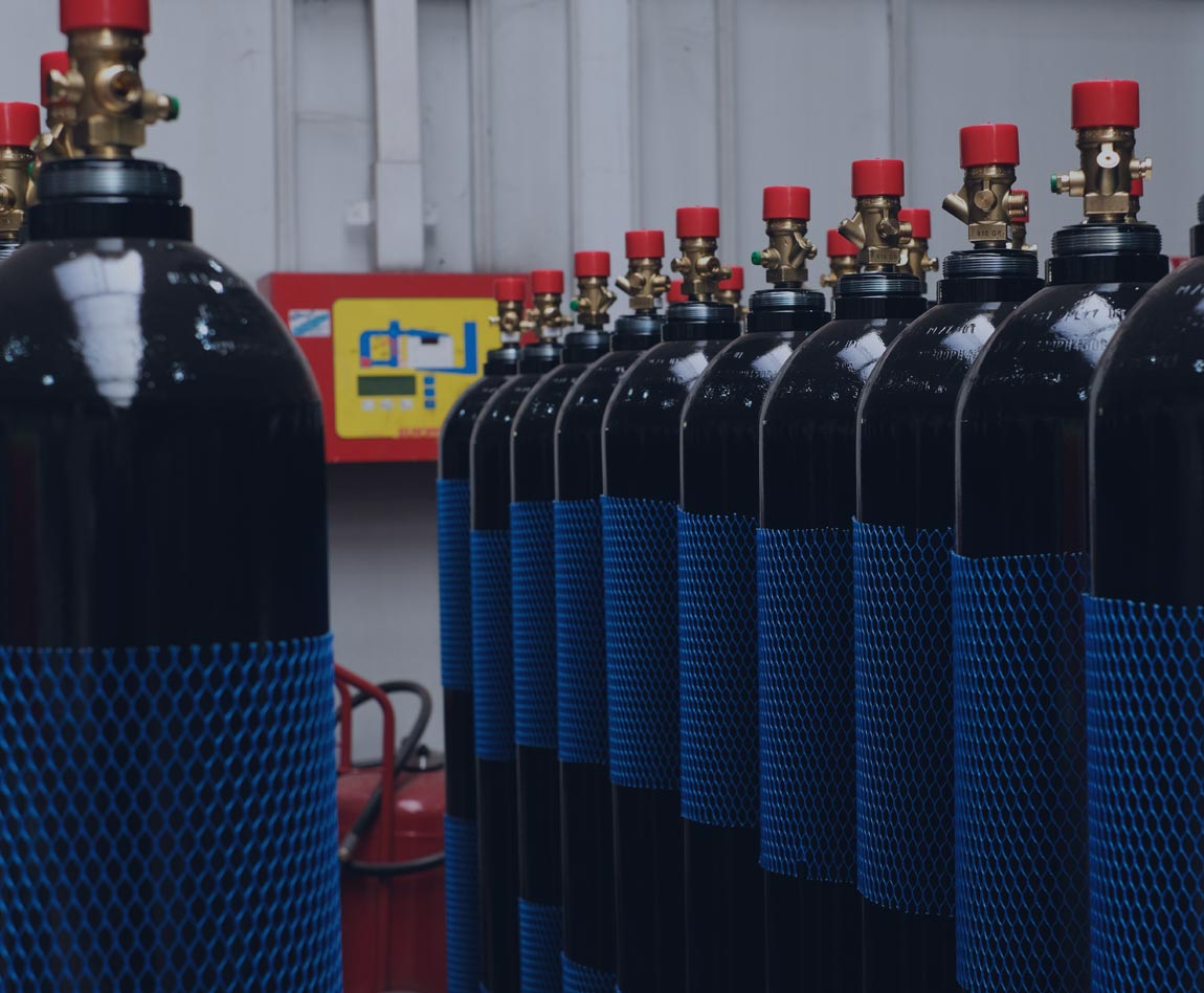 gas cylinders
