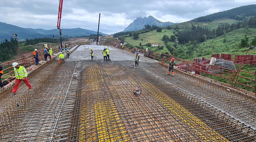 workers on a construction site