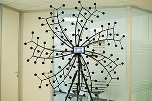 camara de sonido en una oficina