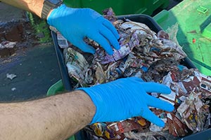 plastic bottles trash