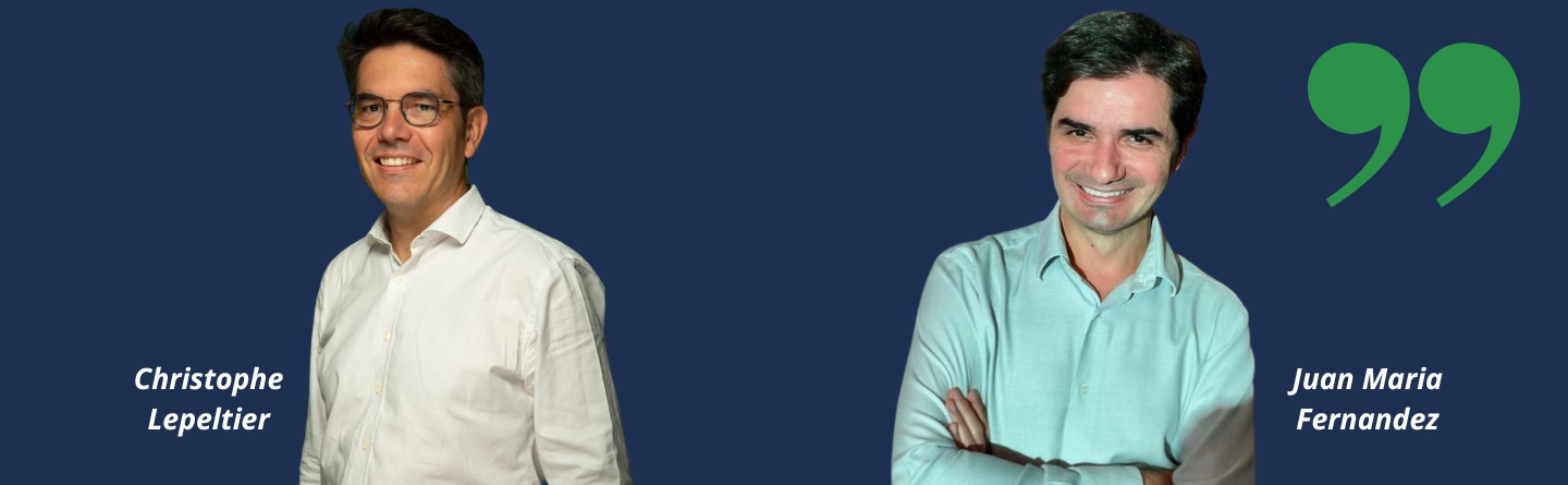 Photo de Christophe Lepeltier et de Juan Maria Fernandez