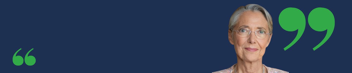 Photo de la Première Ministre Elisabeth Borne