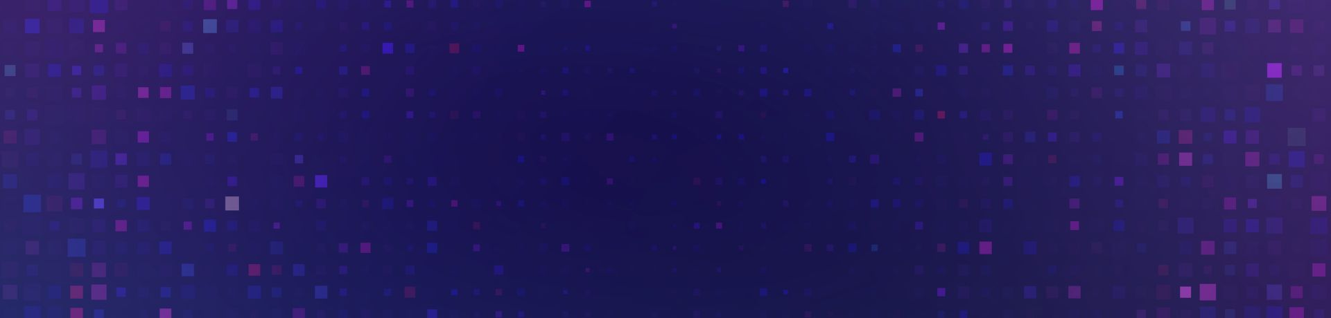 Écran numérique abstrait avec des points lumineux bleus et roses.