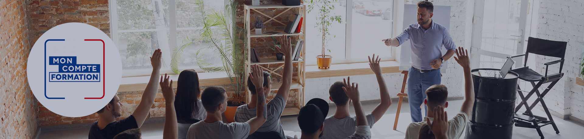 Formation avec le logo CPF