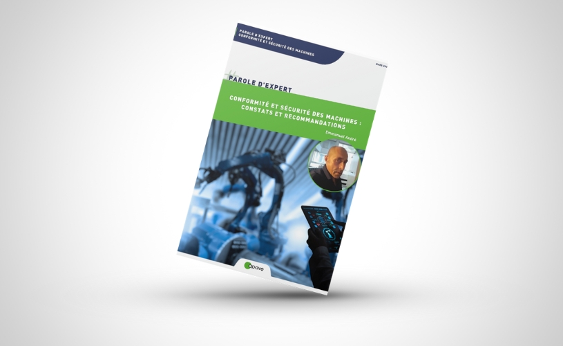 Visuel de la parole d'expert Apave conformité et sécurité des machines