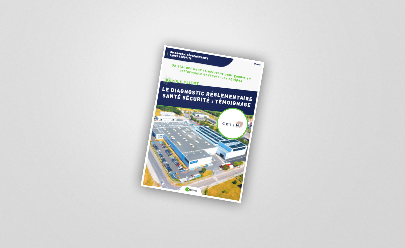 Visuel de la couverture de la parole client Apave CETIH