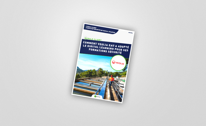 Visuel de la parole client Veolia Eau par Apave