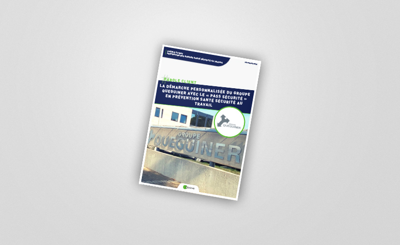 Visuel de la couverture de la parole client Apave Groupe Queguiner