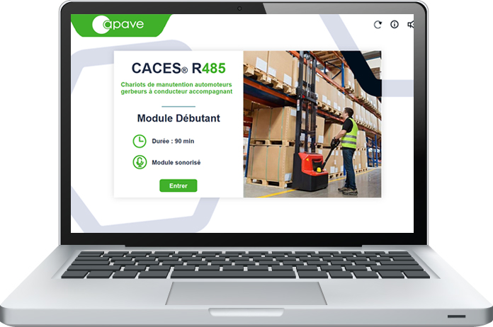 Capture écran du module e-learning Apave habilitation électrique