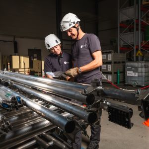 Des collaborateurs apave en train de réaliser une formation Echafaudage