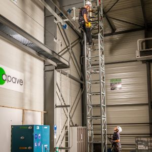 Des salariés Apave en formation Travail en hauteur