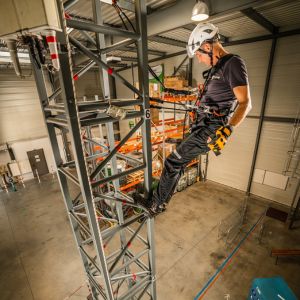 Des salariés Apave en formation Travail en hauteur