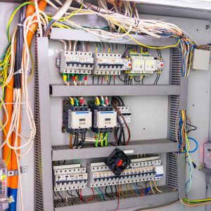 Une armoire électrique murale