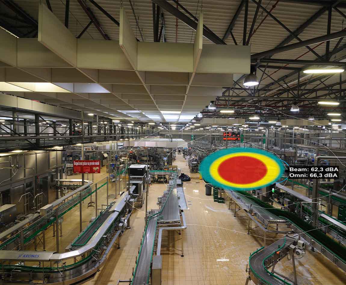 L'intérieur d'une usine