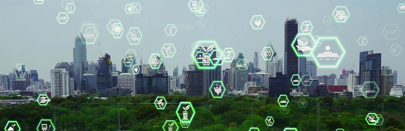 La technologie de la ville verte s'oriente vers un concept d'altération durable grâce à l'énergie propre, au recyclage et à la gestion des déchets zéro pour réduire la pollution.