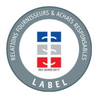 Logo du Label Relations Fournisseurs & Achats Responsables (RFAR), certification ISO 20400, RSE, achats durables