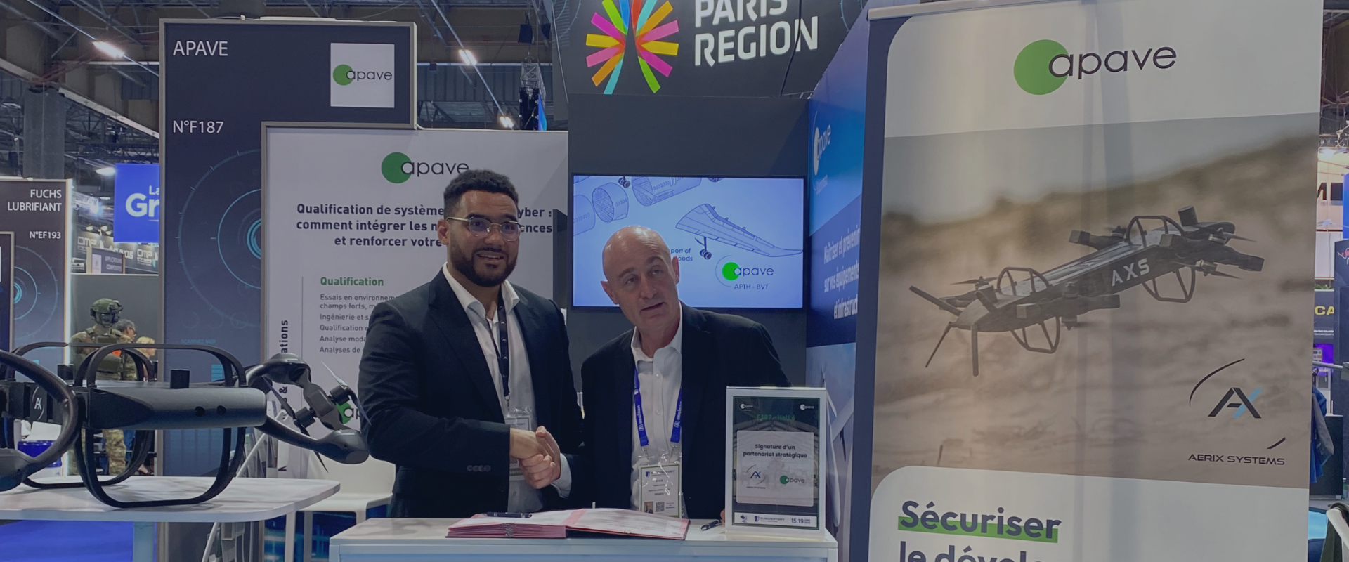 partnership between Apave and AERIX SYSTEM