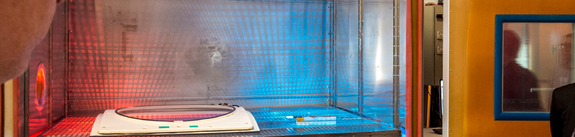 Essai de température dans une chambre climatique