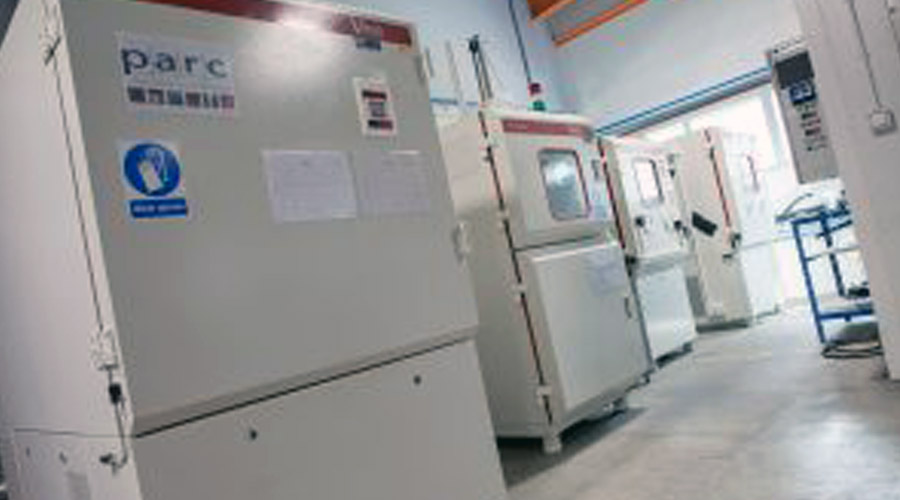 essais climatiques au laboratoire PARC