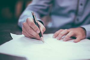 A person signing a partnership contract
