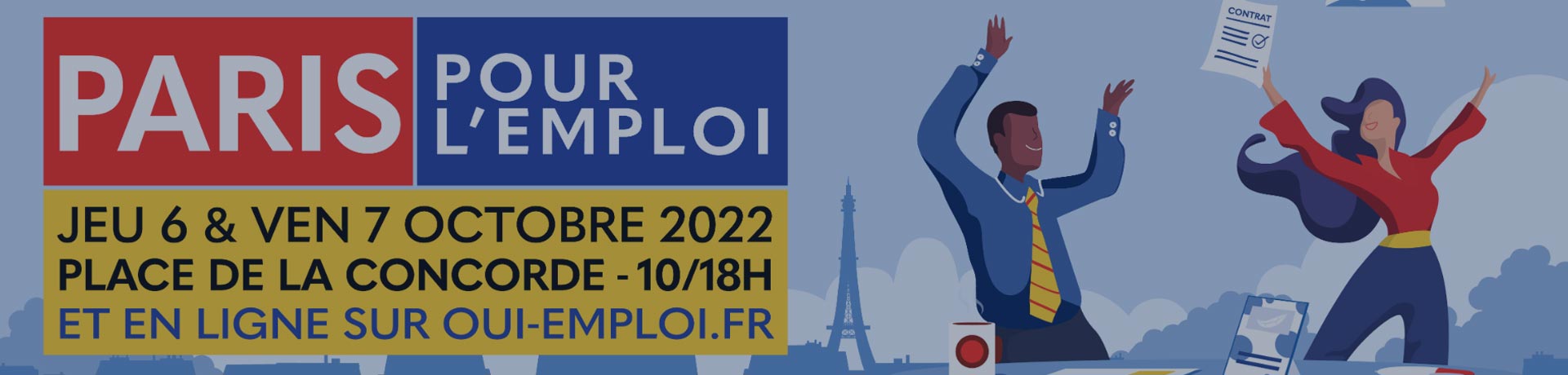 Forum Paris Emploi 6 et 7 Octobre 2022