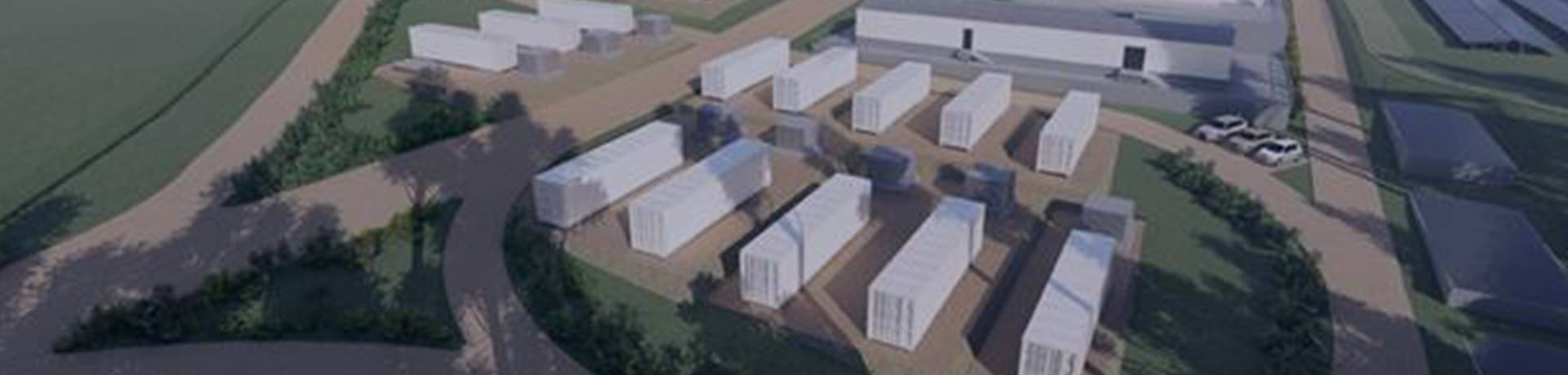 Visuel de cabines dans un champ