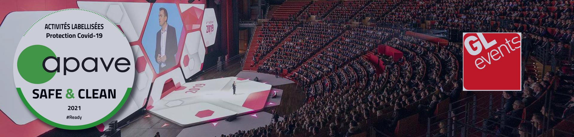 Lyon congress center Label Safe and Clean Gl Events