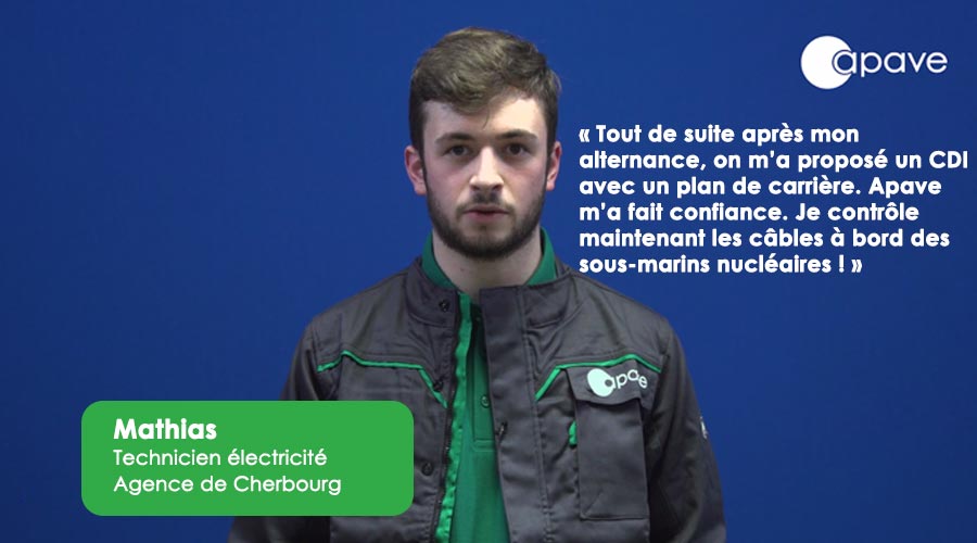 Collaborateur Apave technicien électricien qui témoigne