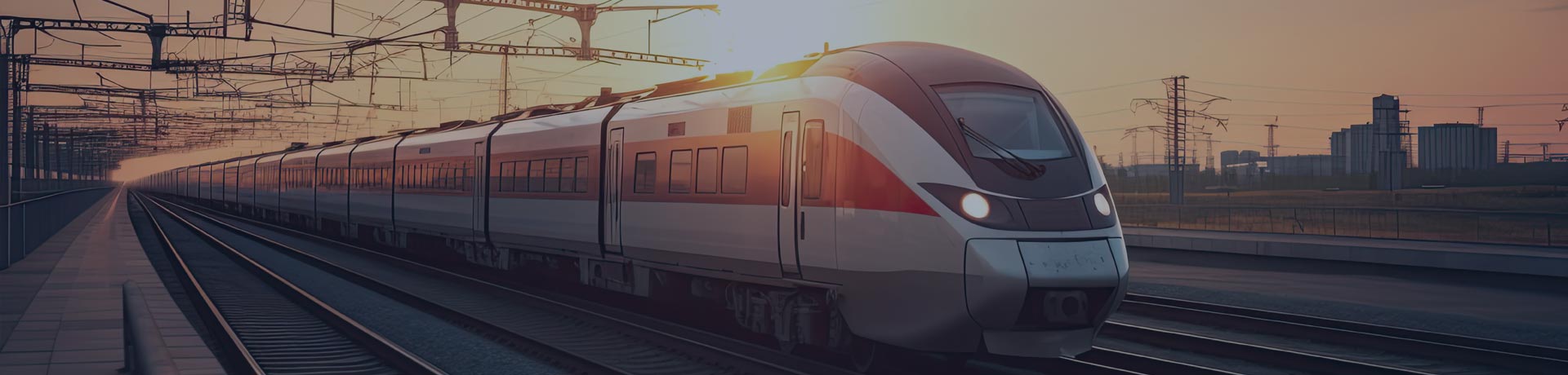 train grande vitesse sortant d'une gare