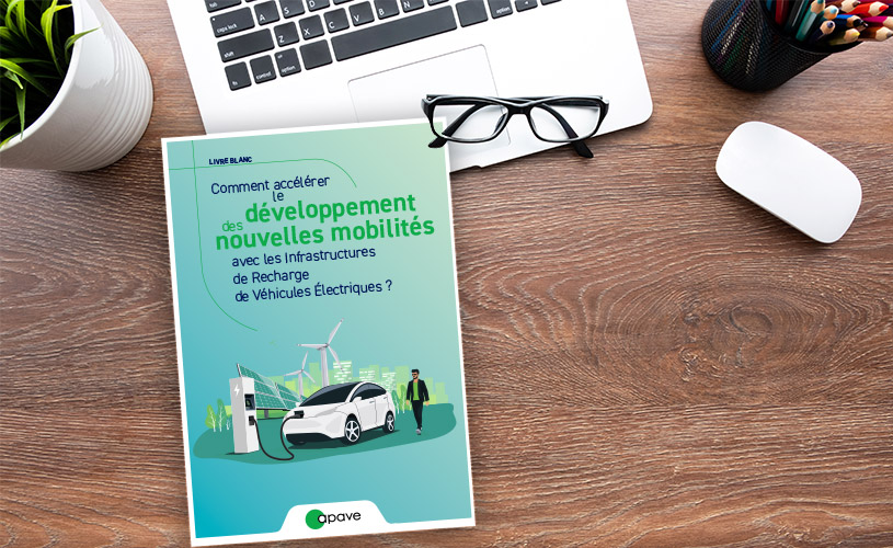 Couverture du Livre Blanc IRVE Apave posé sur un bureau