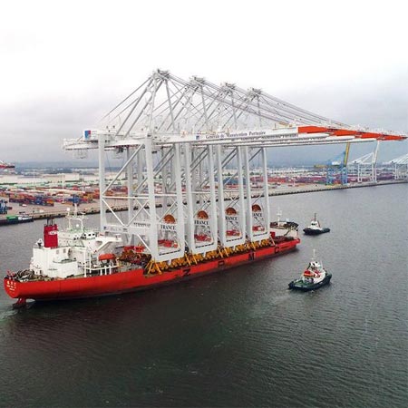 portique à conteneurs du havre