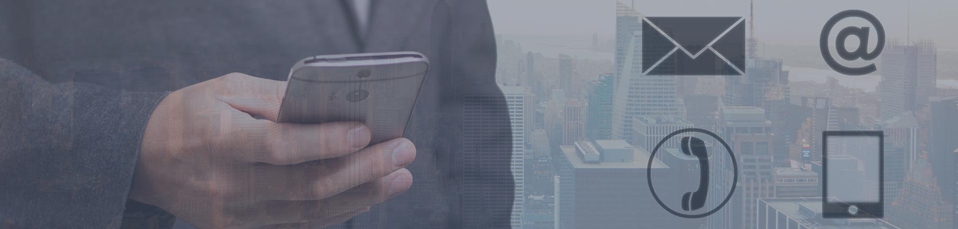 bannière de contact