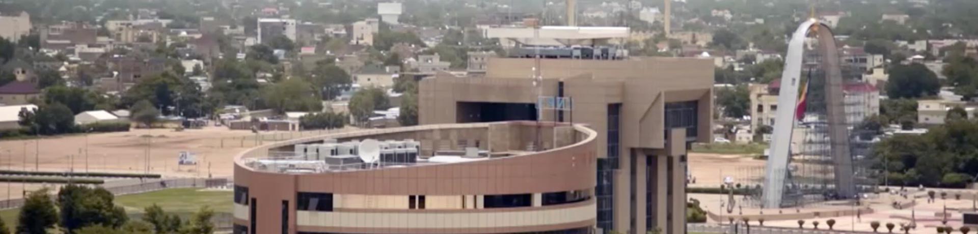 Vista di N'Djanema in Ciad