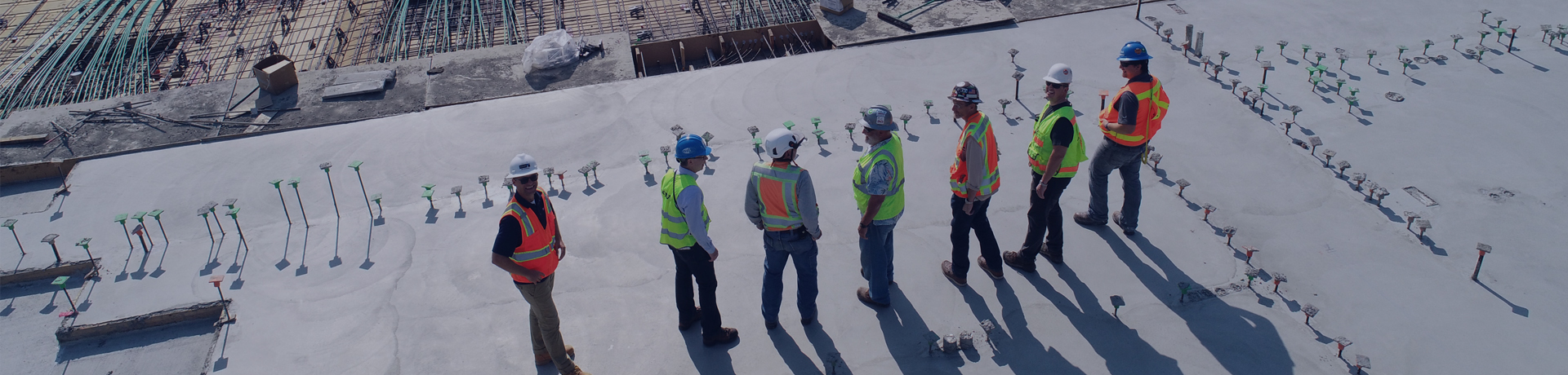 workers on a construction site